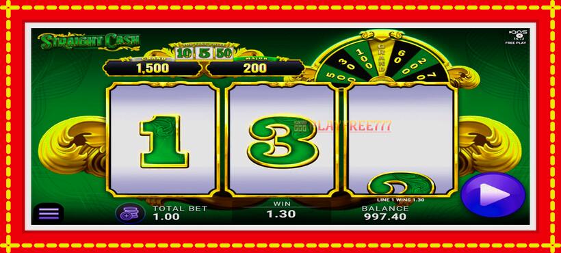 Slot machine Straight Cash with access to free game online, picture 4