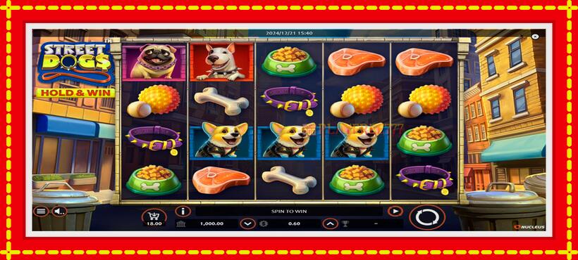 Slot machine Street Dogs with access to free game online, picture 1