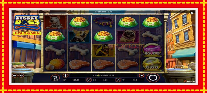 Slot machine Street Dogs with access to free game online, picture 3