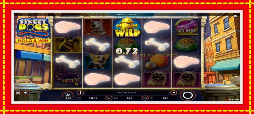 Slot machine Street Dogs with access to free game online, picture 4