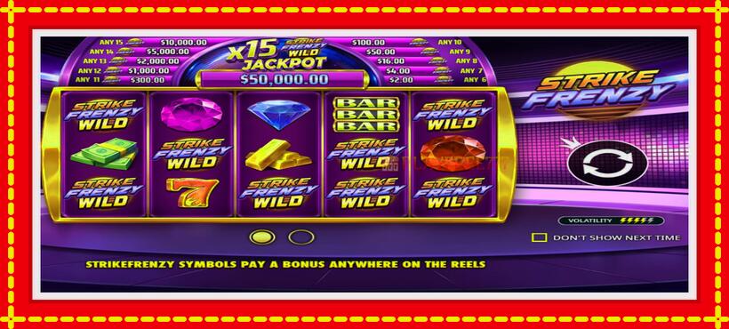 Slot machine Strike Frenzy with access to free game online, picture 1