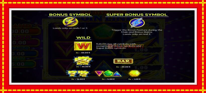 Slot machine Striking Coin Link with access to free game online, picture 4