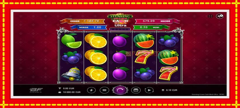 Slot machine Stunning Crown Cash Mesh Ultra with access to free game online, picture 2