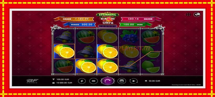 Slot machine Stunning Crown Cash Mesh Ultra with access to free game online, picture 4