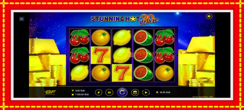 Slot machine Stunning Hot 20 Deluxe with access to free game online, picture 1