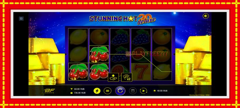 Slot machine Stunning Hot 20 Deluxe with access to free game online, picture 4