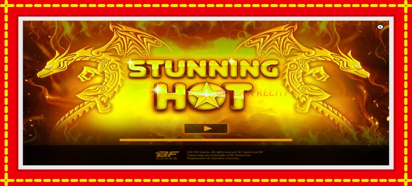 Slot machine Stunning Hot with access to free game online, picture 1