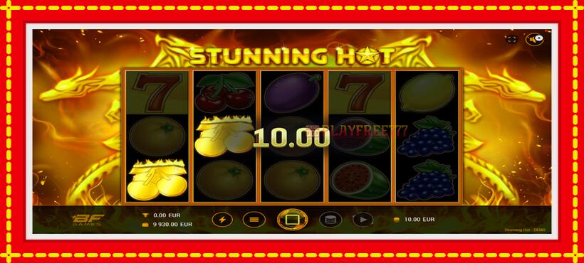 Slot machine Stunning Hot with access to free game online, picture 3