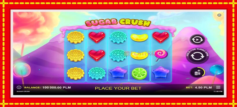 Slot machine Sugar Crush with access to free game online, picture 1