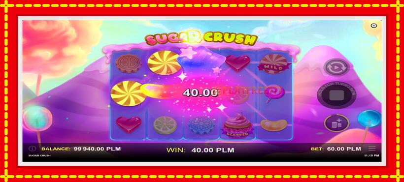 Slot machine Sugar Crush with access to free game online, picture 2