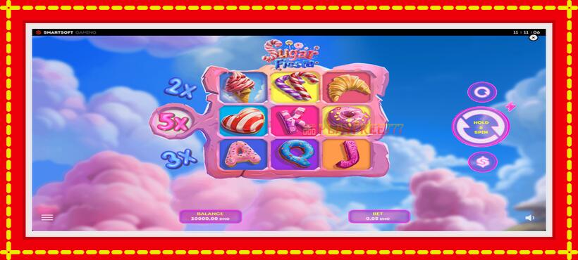 Slot machine Sugar Fiesta with access to free game online, picture 2