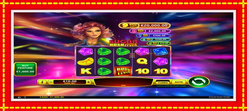 Slot machine Sugar Rush Fever with access to free game online, picture 2