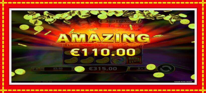 Slot machine Sugar Rush Fever with access to free game online, picture 3