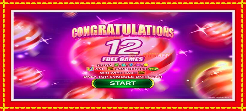 Slot machine Sugar Rush Fever with access to free game online, picture 4