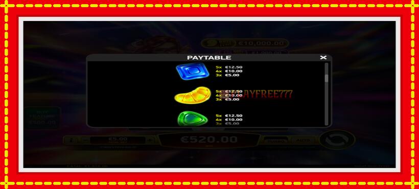 Slot machine Sugar Rush Fever with access to free game online, picture 7