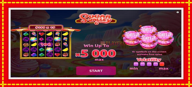 Slot machine Sugar Valley with access to free game online, picture 1