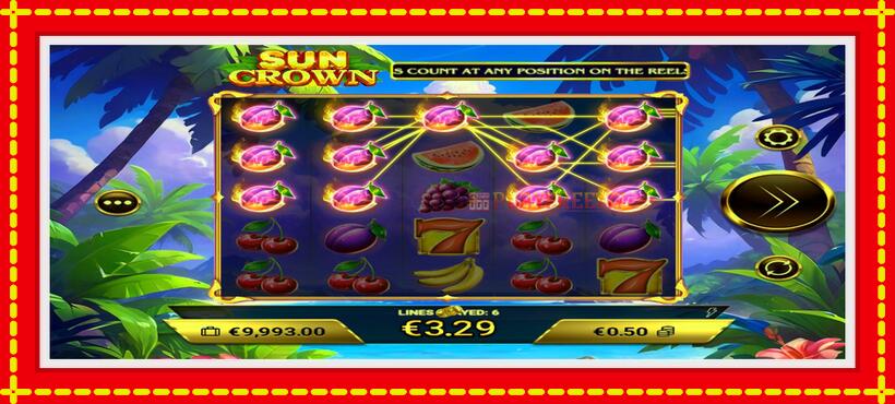 Slot machine Sun Crown with access to free game online, picture 3