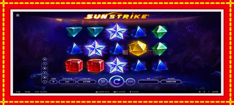 Slot machine Sun Strike with access to free game online, picture 2