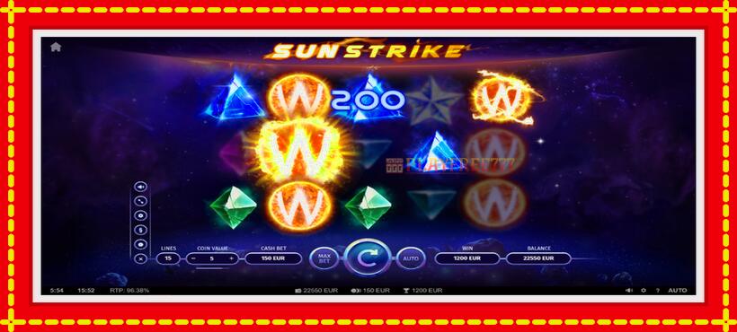 Slot machine Sun Strike with access to free game online, picture 4