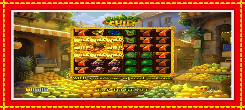 Slot machine Super Chili with access to free game online, picture 1