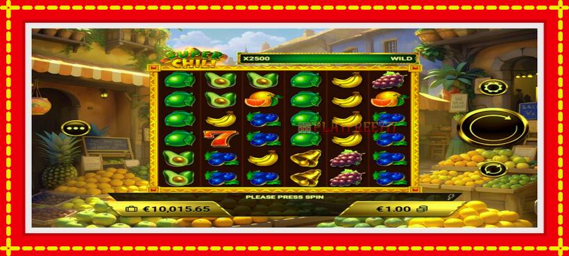 Slot machine Super Chili with access to free game online, picture 2