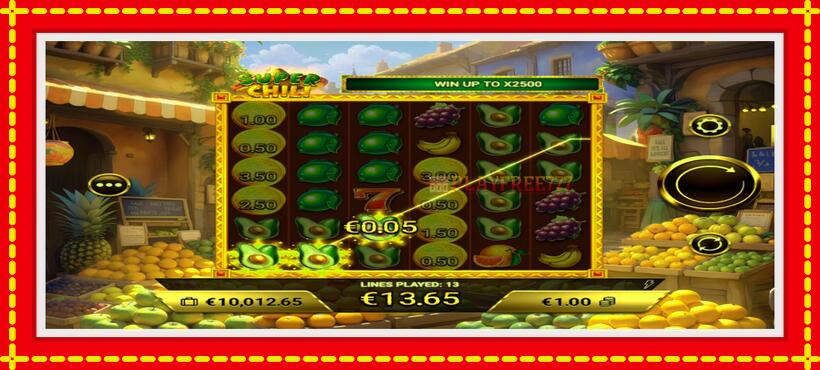 Slot machine Super Chili with access to free game online, picture 3