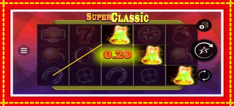 Slot machine Super Classic with access to free game online, picture 3