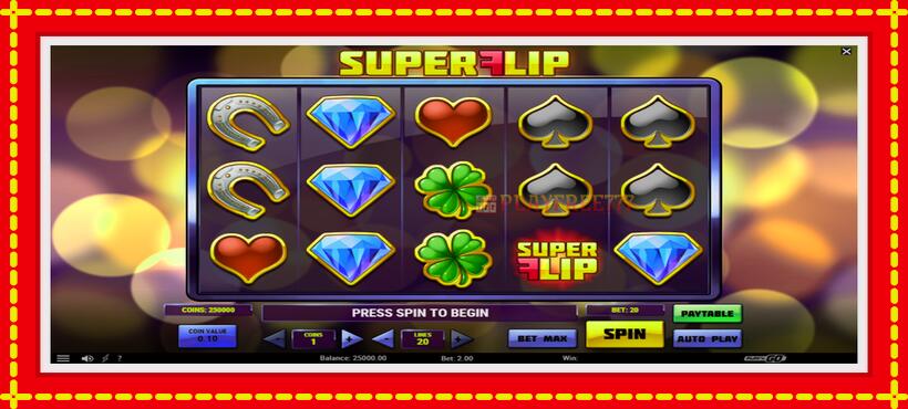 Slot machine Super Flip with access to free game online, picture 2