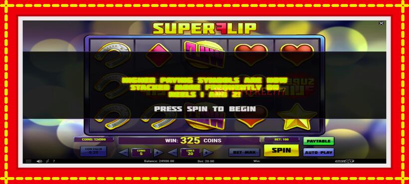 Slot machine Super Flip with access to free game online, picture 4