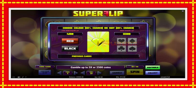 Slot machine Super Flip with access to free game online, picture 6