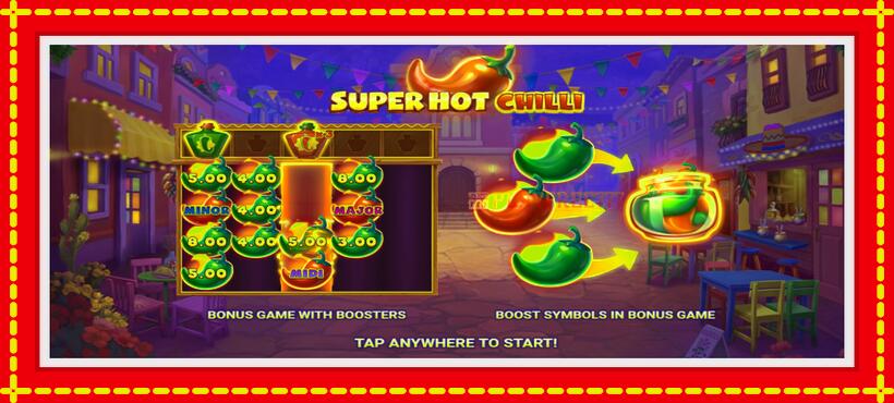 Slot machine Super Hot Chilli with access to free game online, picture 1