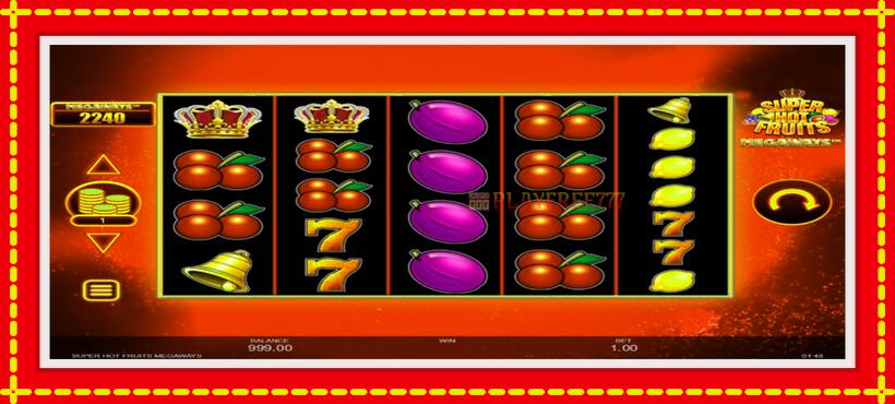 Slot machine Super Hot Fruits Megaways with access to free game online, picture 2