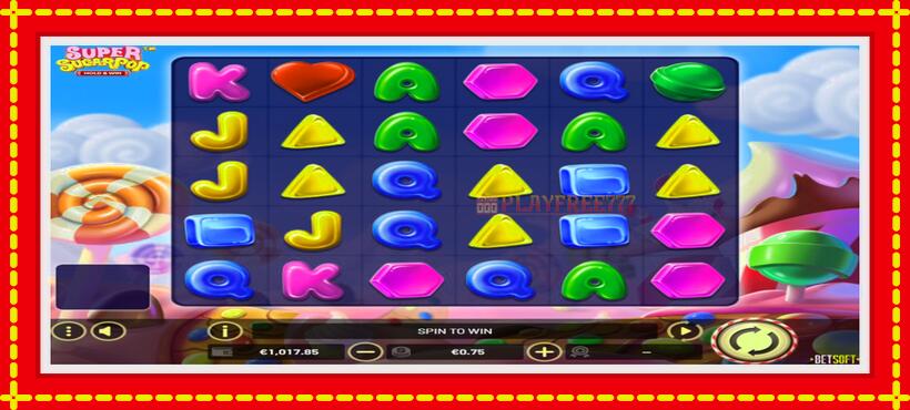 Slot machine Super SugarPop with access to free game online, picture 1