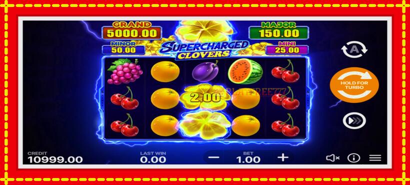 Slot machine Supercharged Clovers: Hold and Win with access to free game online, picture 1