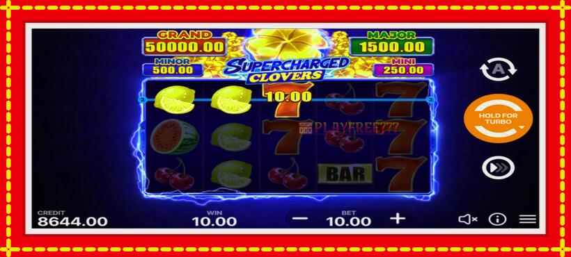 Slot machine Supercharged Clovers: Hold and Win with access to free game online, picture 3