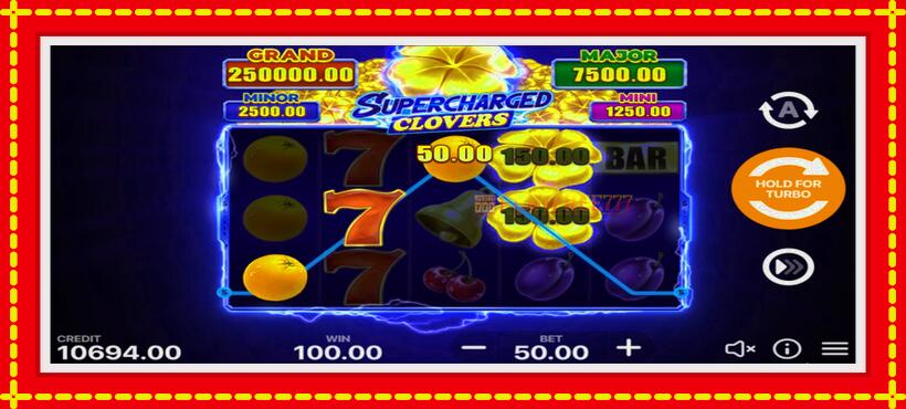 Slot machine Supercharged Clovers: Hold and Win with access to free game online, picture 4