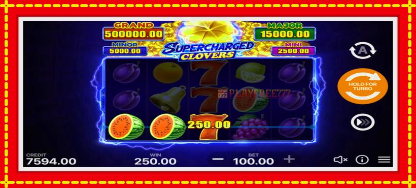 Slot machine Supercharged Clovers: Hold and Win with access to free game online, picture 5