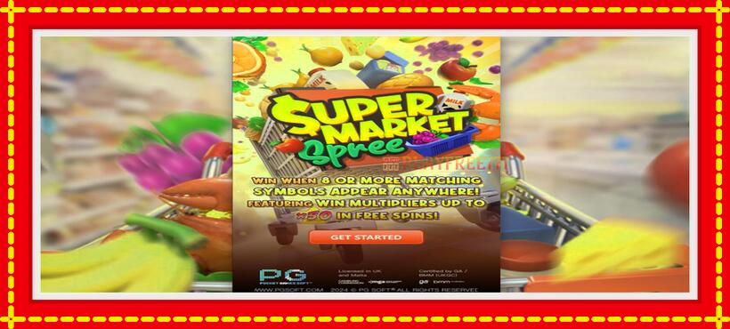 Slot machine Supermarket Spree with access to free game online, picture 1