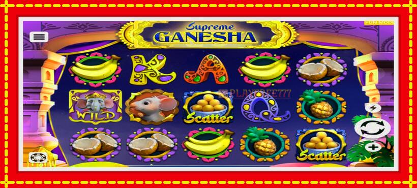 Slot machine Supreme Ganesha with access to free game online, picture 1