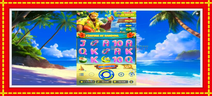 Slot machine Surf Monkey with access to free game online, picture 1