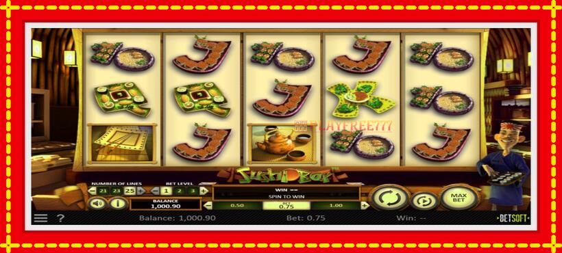 Slot machine Sushi Bar with access to free game online, picture 2