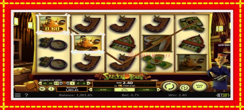 Slot machine Sushi Bar with access to free game online, picture 3