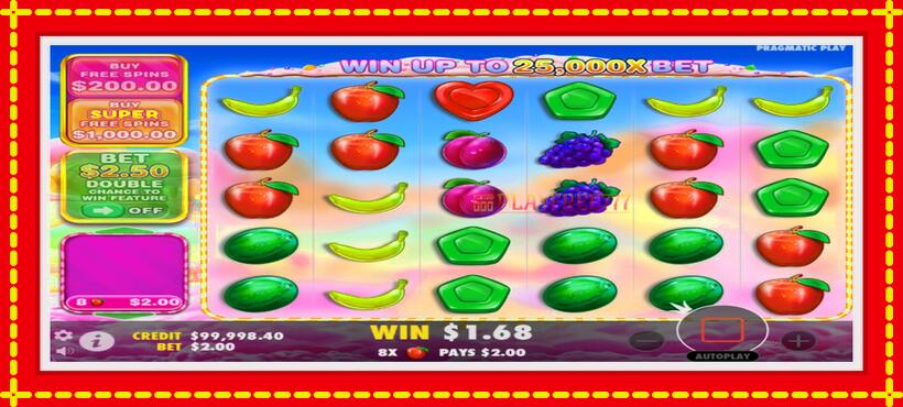 Slot machine Sweet Bonanza 1000 with access to free game online, picture 3