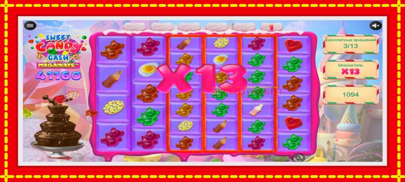 Slot machine Sweet Candy Cash Megaway with access to free game online, picture 1