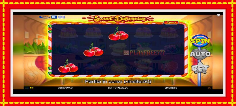 Slot machine Sweet Delicacies with access to free game online, picture 2