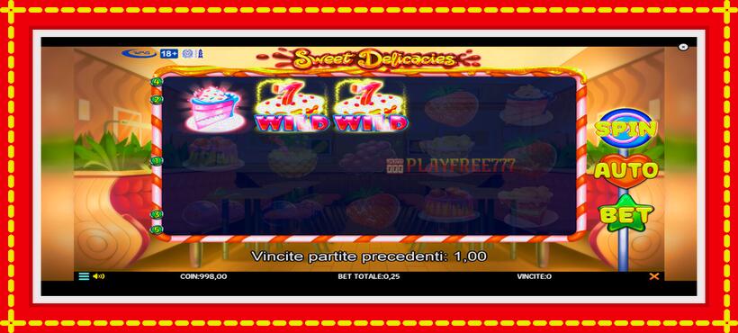 Slot machine Sweet Delicacies with access to free game online, picture 3