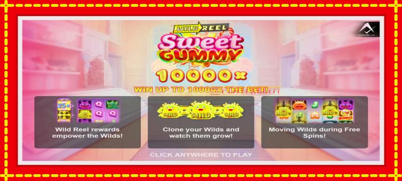 Slot machine Sweet Gummy with access to free game online, picture 1