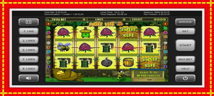 Slot machine Sweet Life 2 with access to free game online, picture 1