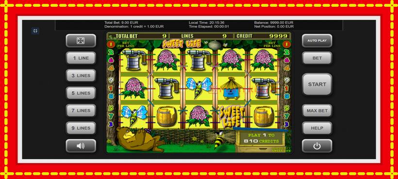 Slot machine Sweet Life with access to free game online, picture 1