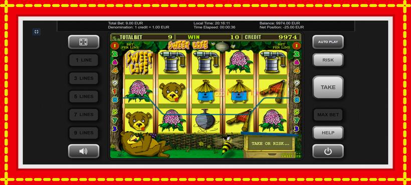 Slot machine Sweet Life with access to free game online, picture 3